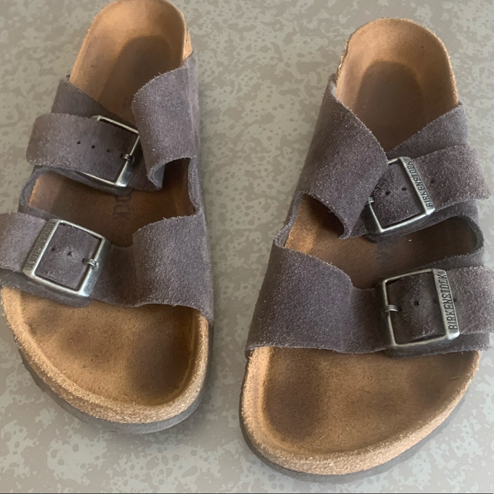 Birkenstock Arizona Suede Grey